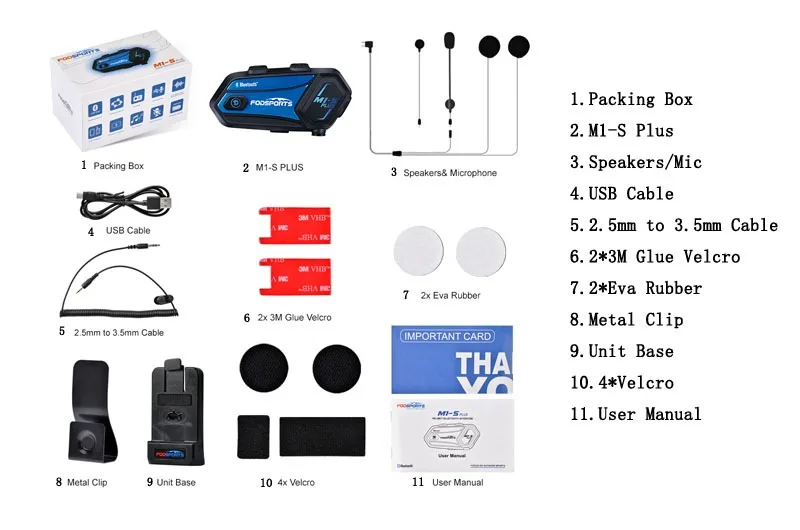 Fodsports M1S Plus Review: Music Share Helmet Communication