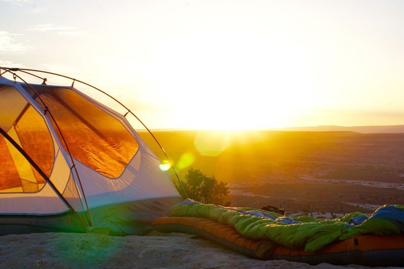 motorcycle camping