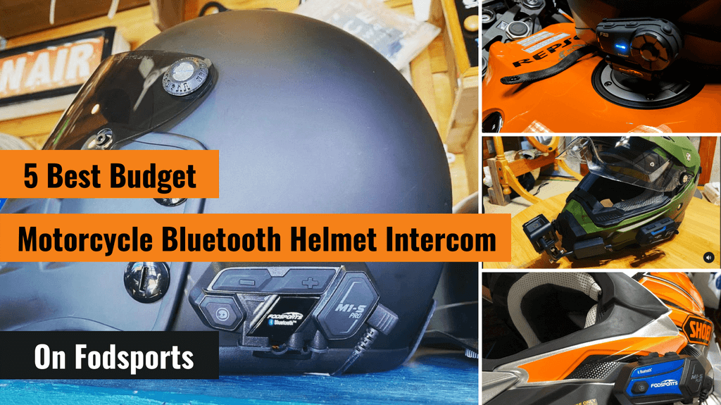 Motorrad Helm Headset Bluetooth Intercom Gegensprechanlage 800M Sprechanlage DE