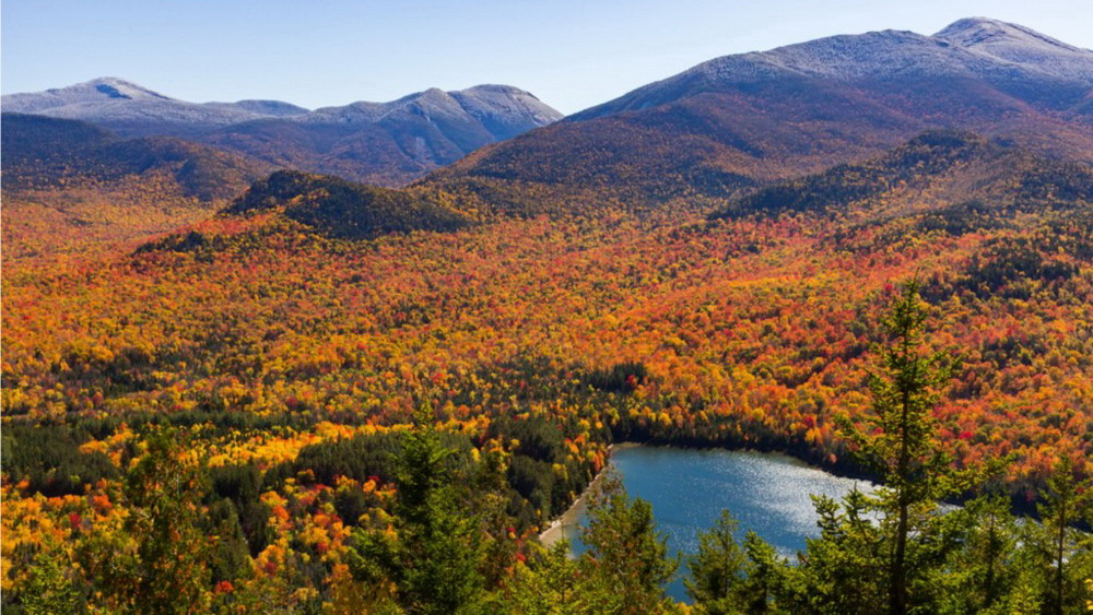 Adirondack Mountains in fall