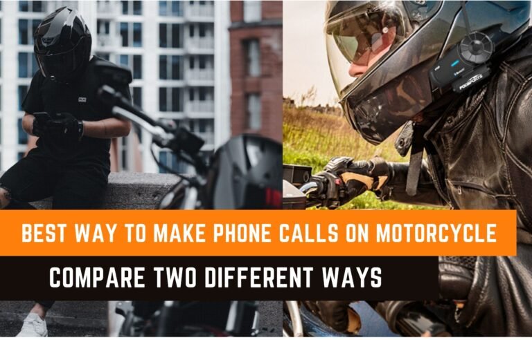 make phone calls on motorcycle