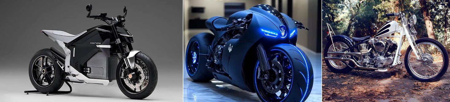 Choose a motorcycle style you like — motorcycle customization