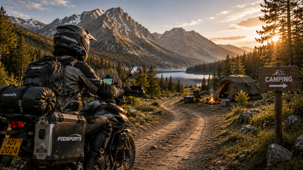 Motorcycle Camping Adventure Rider