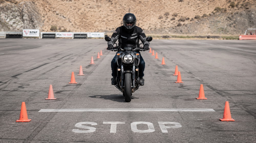 Motorcycle Emergency Braking Exercise
