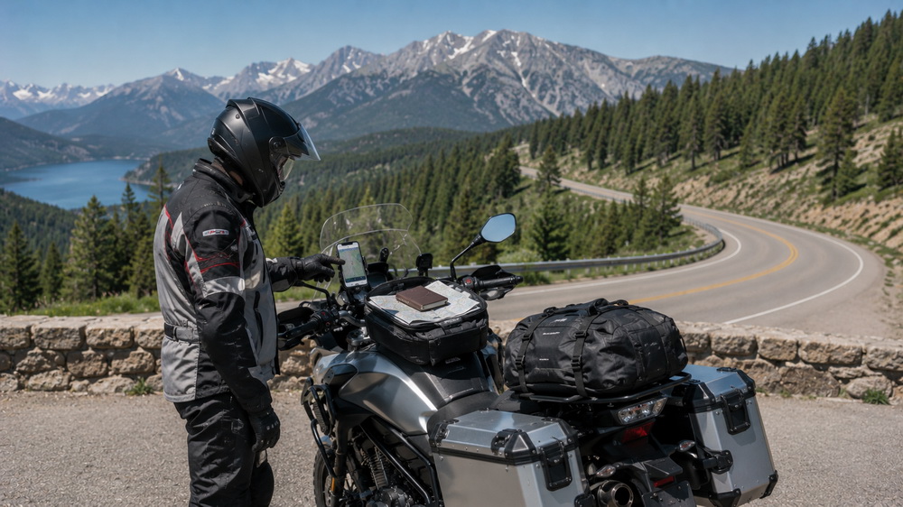 Motorcycle Navigation for Long Distance Touring