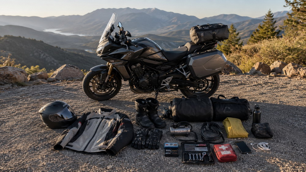 Motorcycle Touring Gear and Packing Essentials