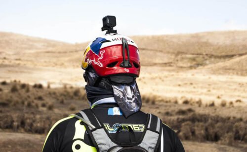 action cameras on helmets