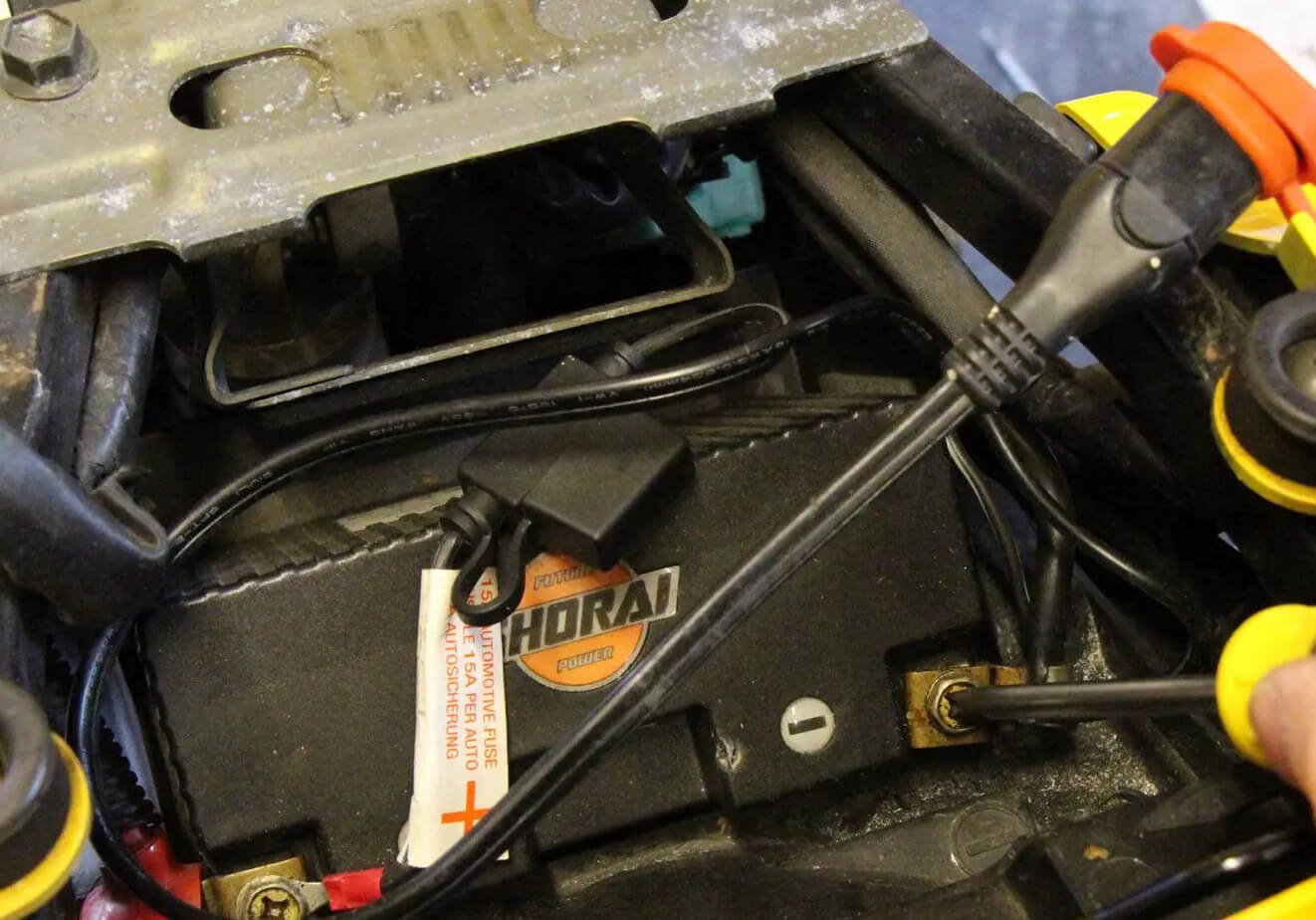 motorcycle battery charging
