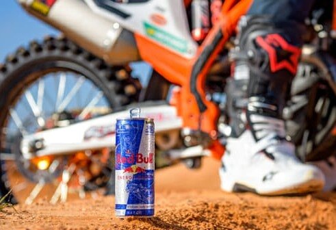 bring some sports drink while riding motorcycle in hot weather