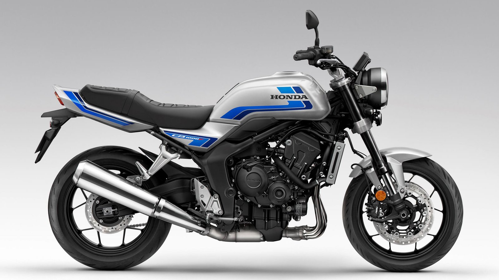 2026 honda cb1000f graphite black with blue stripes