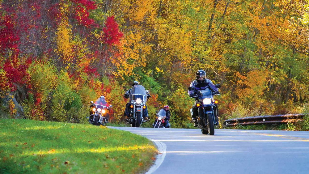 cherohala skyway fall motorcycle ride