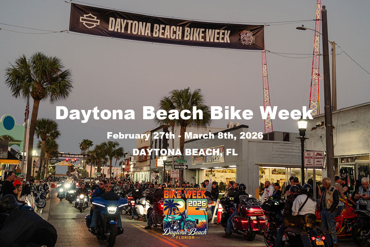 Daytona bike week (florida) - one of the largest and most iconic motorcycle events in the United States