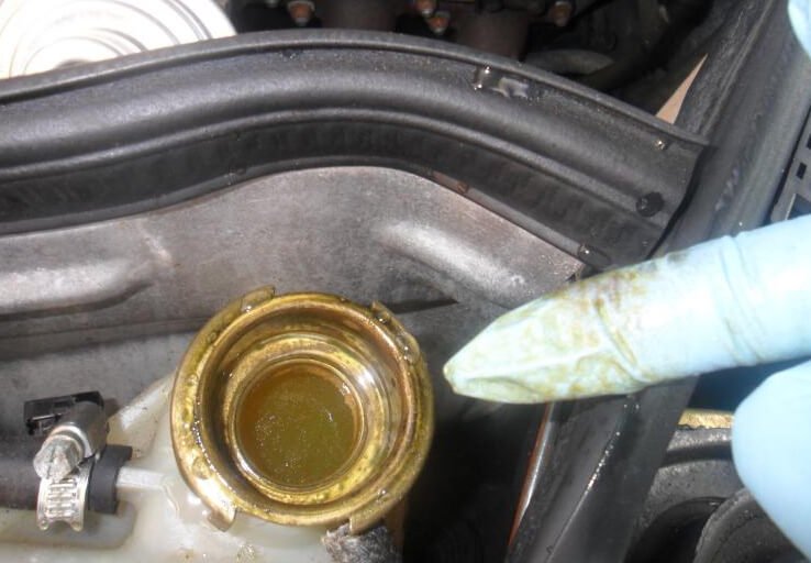 deteriorated coolant