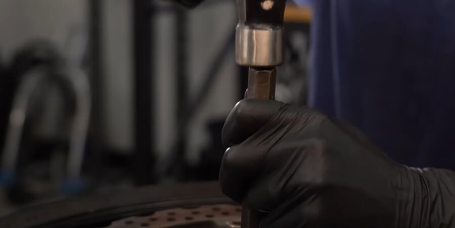 drift out the first bearing