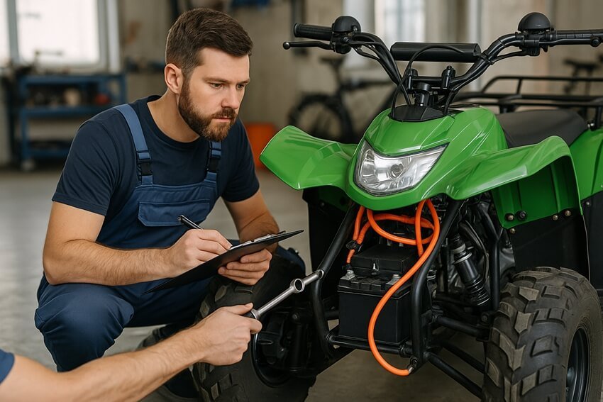electric atv maintenance