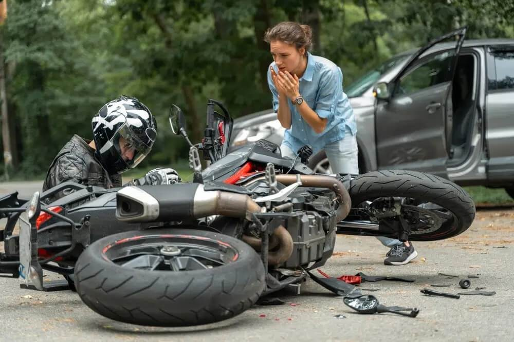 ensure your safety first when there is a motorcycle accident