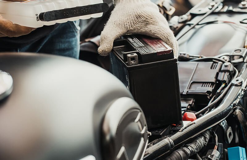 inspect the battery regularly