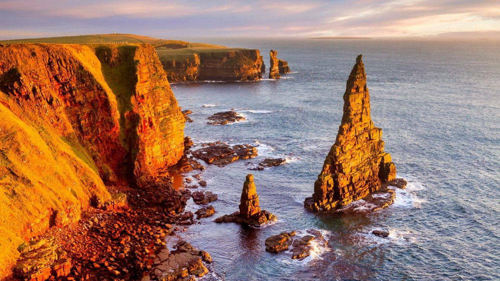 john o groats scotland autumn coast