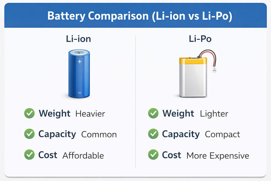 li-ion battery vs li-po battery