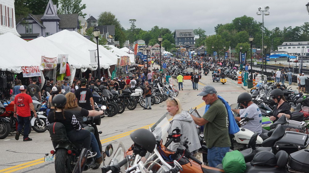 modern american motorcycle rally