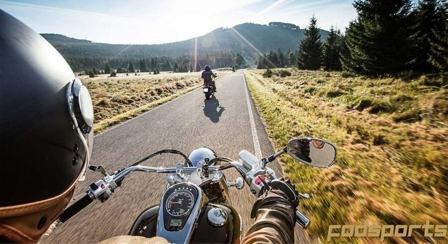 motorcycle riders are enjoying riding in the wild