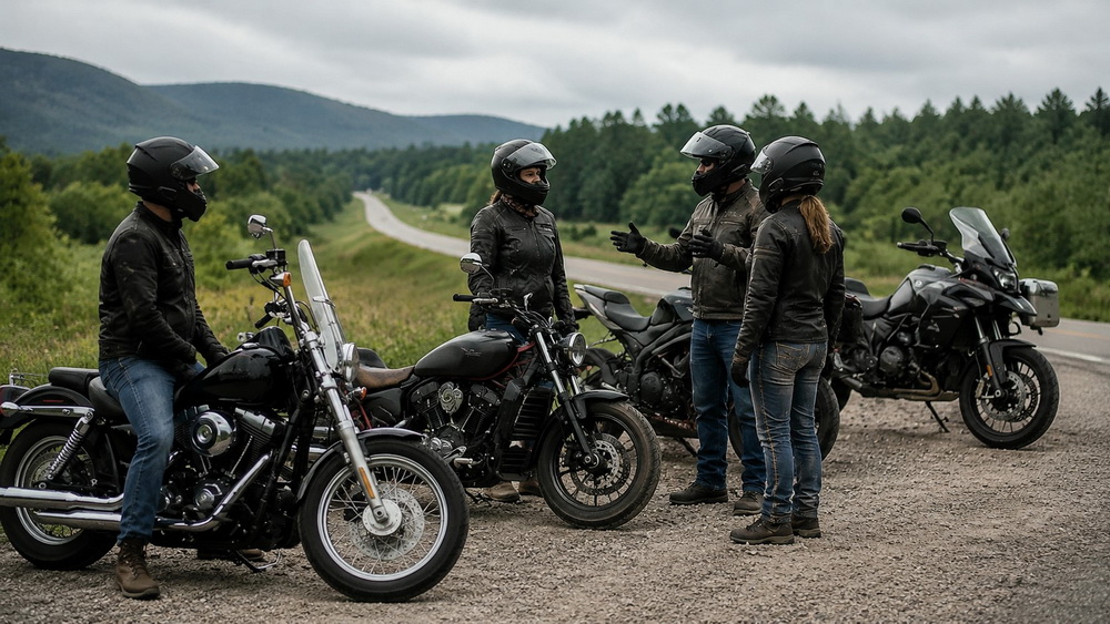 motorcycle riders communication