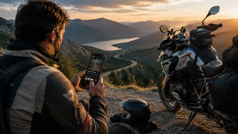 motorcycle riders social media