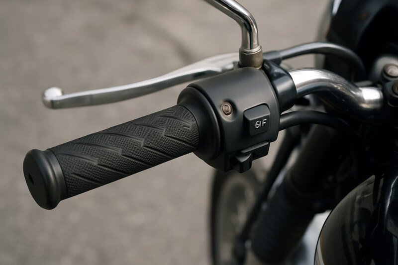 motorcycle throttle grip
