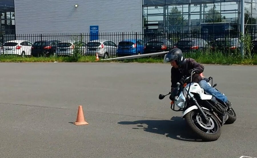 practice with traffic cones