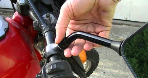 remove motorcycle mirror