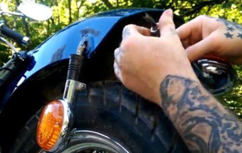 remove motorcycle turn signals