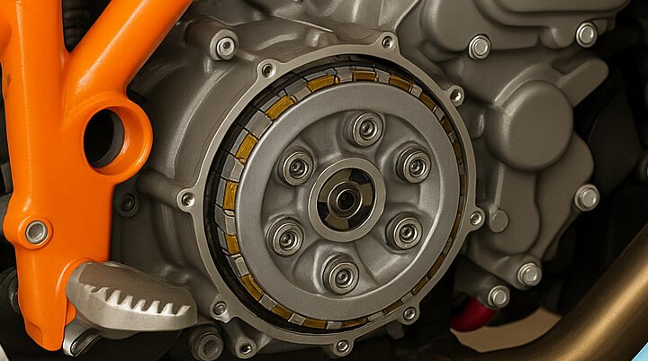 remove pressure plate— replace motorcycle clutch