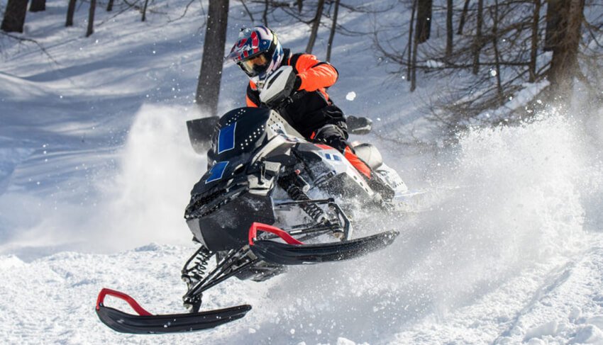 ride a snowmobile