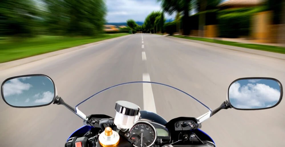 ride motorcycle at higher speeds—motorcycle fear