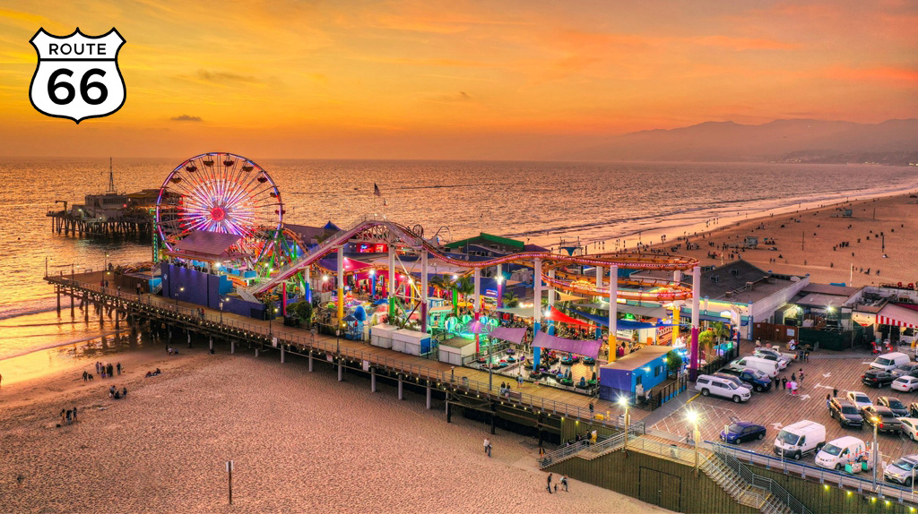 Santa Monica Pier - most famous and exciting attractions at the end of Route 66