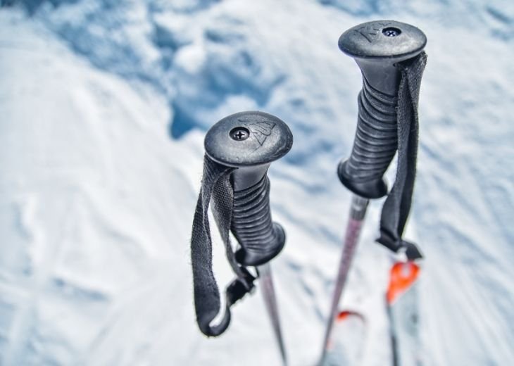 ski equipment, ski handles