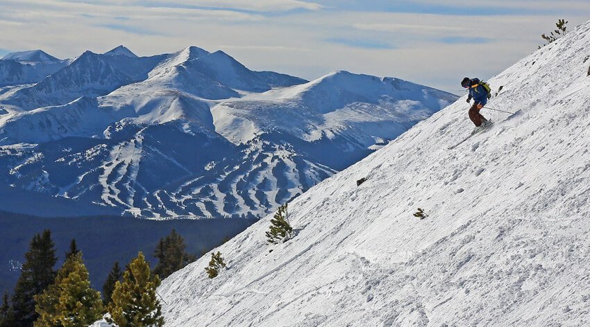 skiing at keystone resort