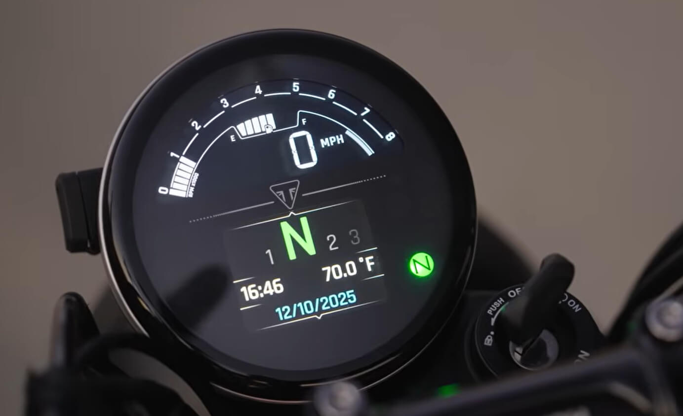 triumph scrambler 900 dashboard