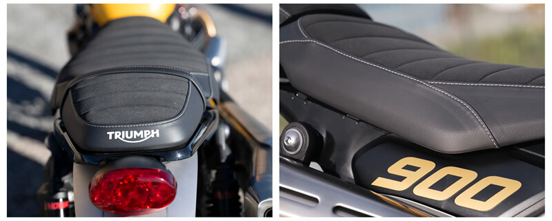 triumph scrambler 900 seat