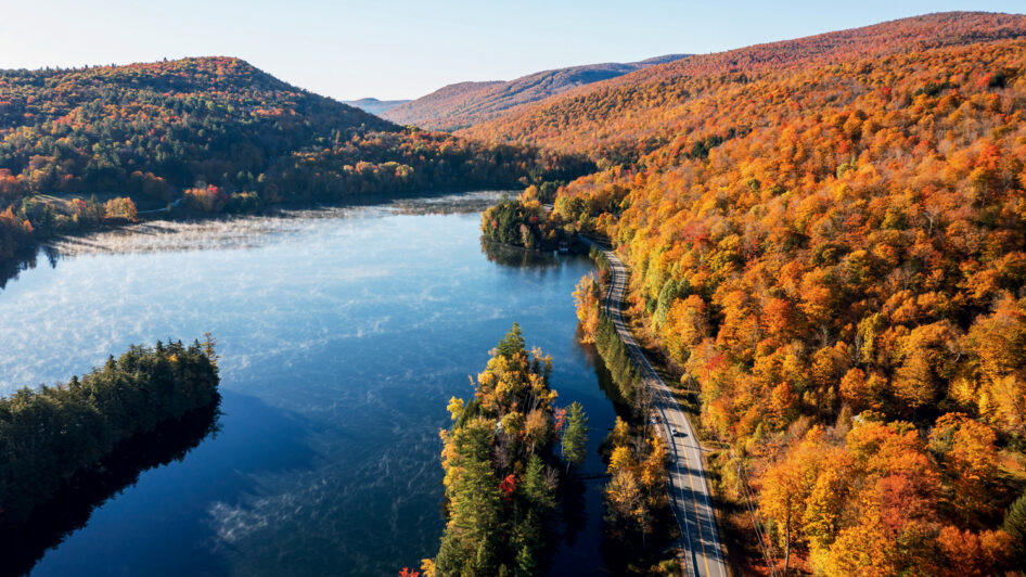 vermont route 100 fall motorcycle ride