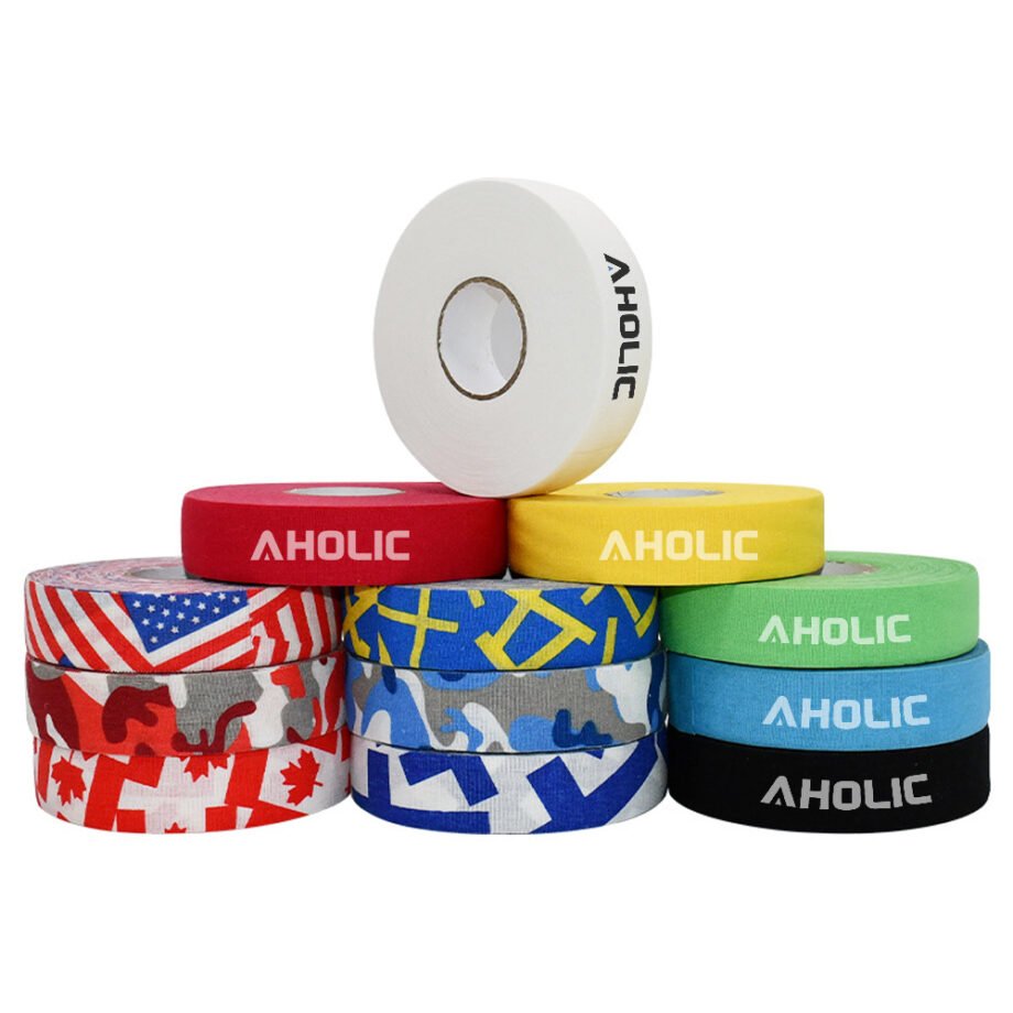 Aholic adhesive tape for hockey stick and uniform support