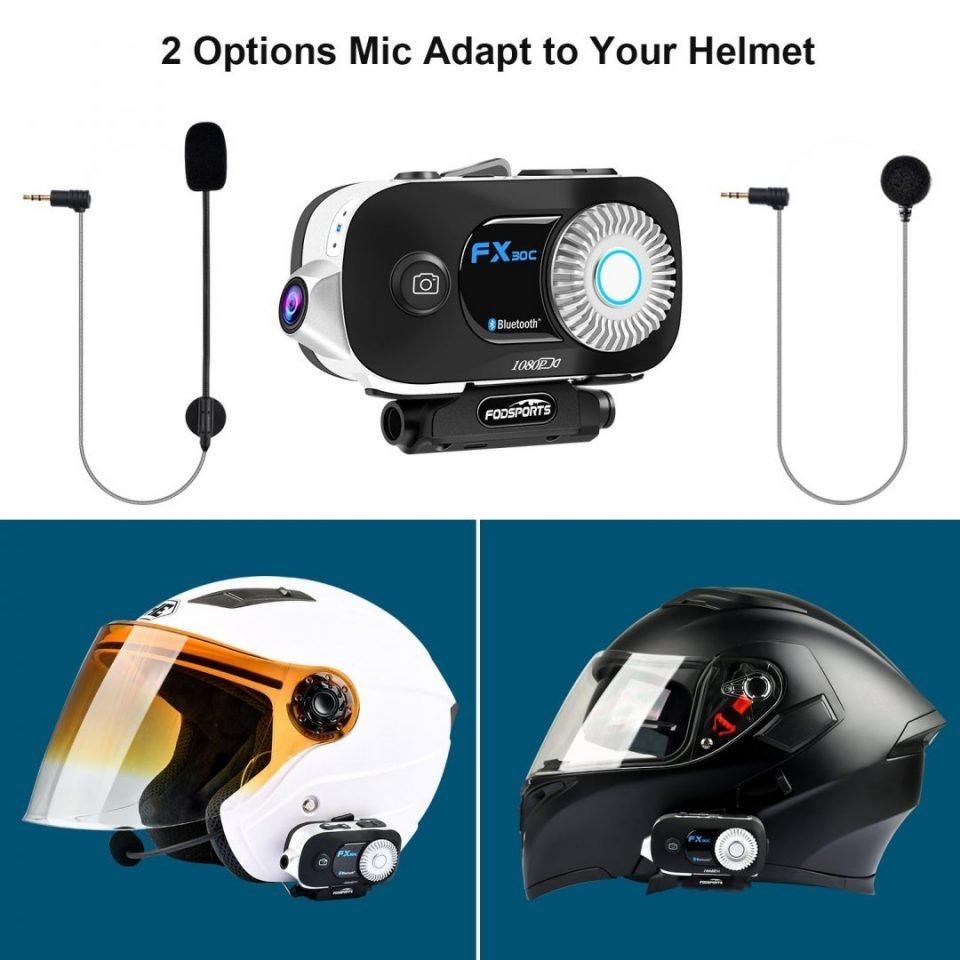 FX 30C 2 Choices Mic For Different Helmet
