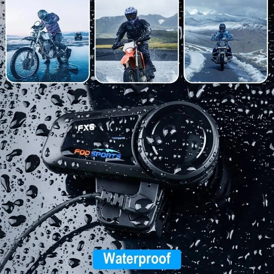 Waterproof wholesale motorcycle bluetooth communication system