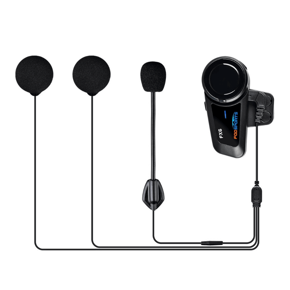Fx6 Intercom Bluetooth Headset 6 Riders Fodsports