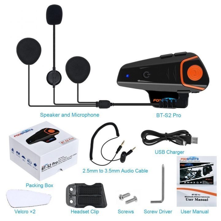 Comprar Intercomunicador para moto BT-S2 