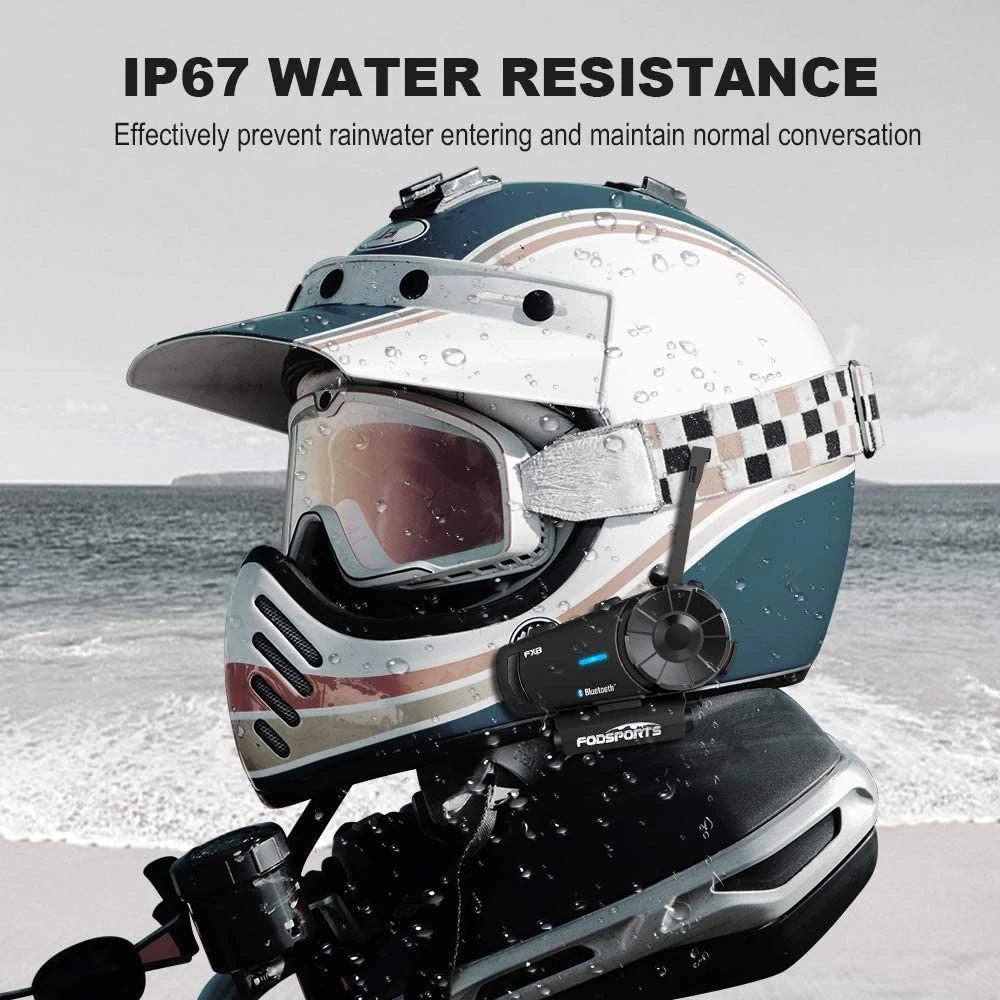 FX8 Motorcycle Bluetooth Intercom waterproof FX8 Motorcycle Bluetooth Intercom waterproof