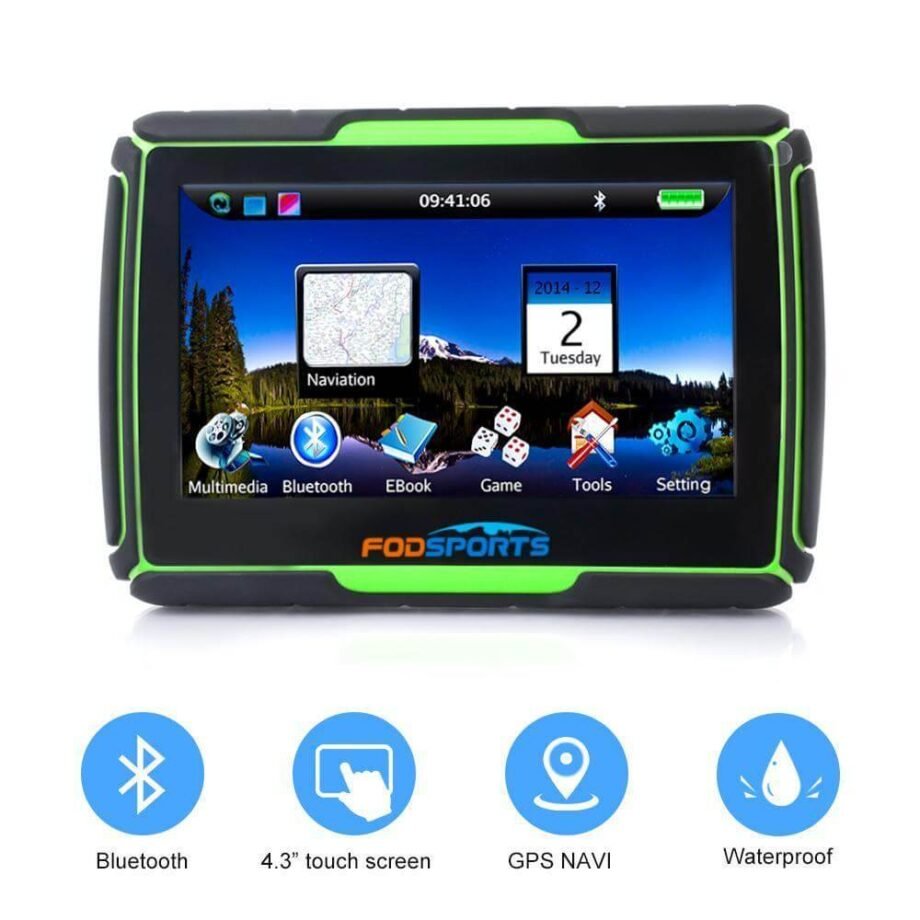 Fodsports 4.3 Inch Motorcycle GPS Navigation