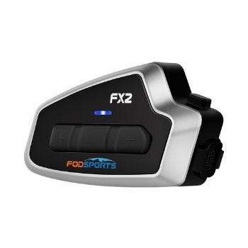 Fodsports FX2 tweeweghelmcommunicatieheadset