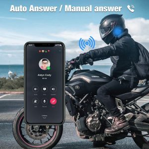 EJEAS V4 PLUS Motorcycle Helmet Intercom Bluetooth Headset With Remote 1500m Interphone Intercomunicador For 4 Riders Waterproof I3642940732 - View #2
