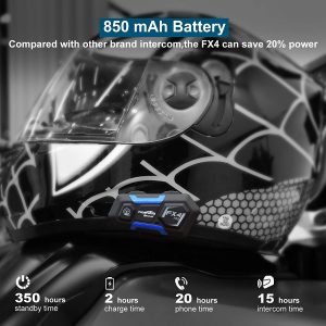 FX4 Pro Intercom Bluetooth Headset 4 Riders | Fodsports